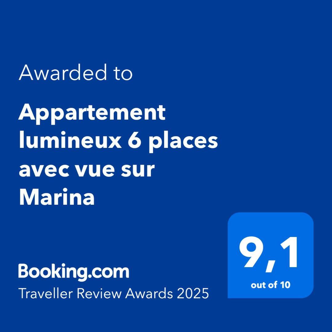 Appartement Lumineux 6 Places Avec Vue Sur Marina Mandelieu Exterior foto